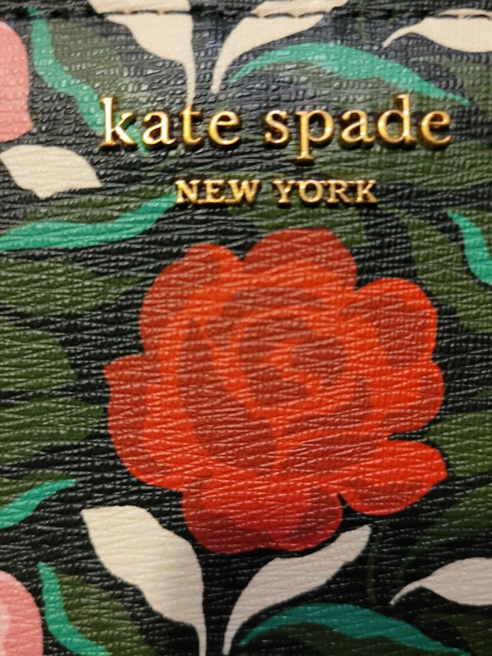 Kate Spade Morgan Rose Garden Slim Bifold Wallet